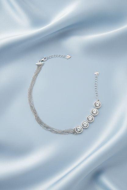 Solitaire Bunch Bracelet