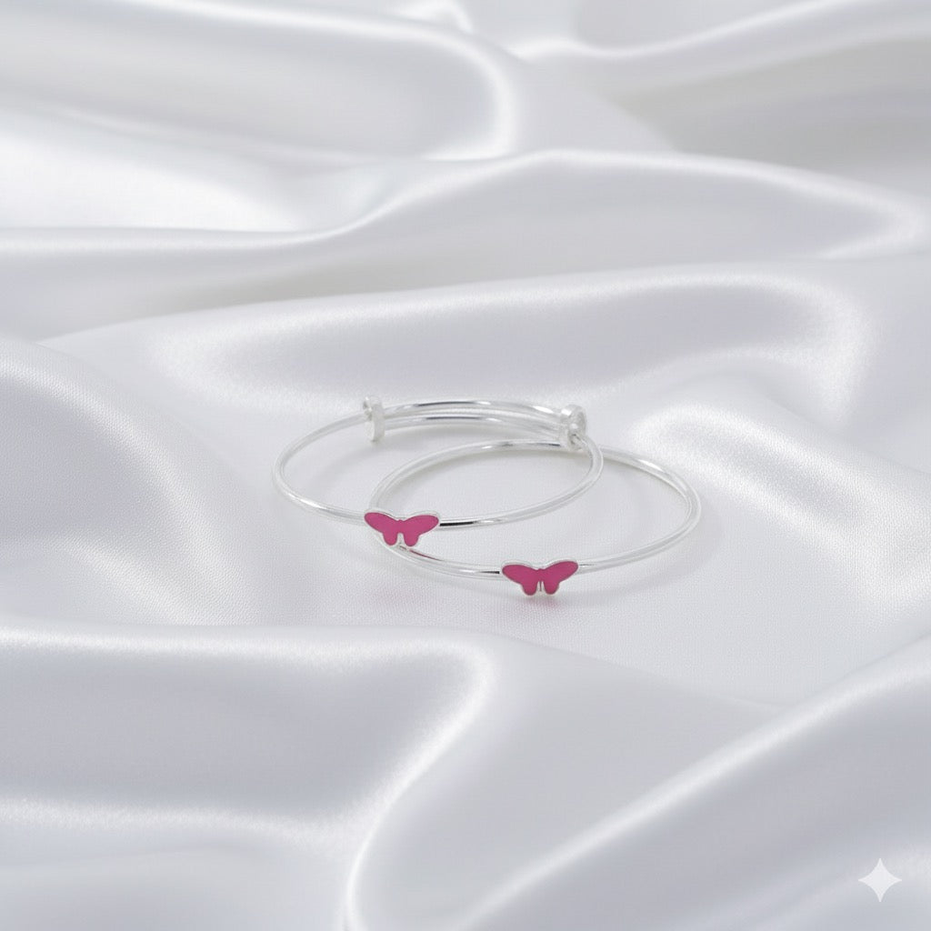 Pink Butterfly Baby Kadli ( BK1291 )