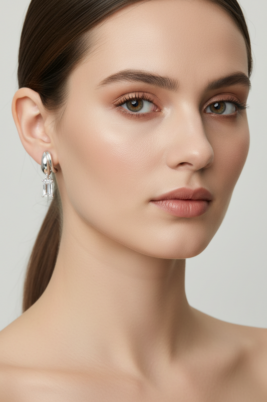 Emerald Hanging Earring