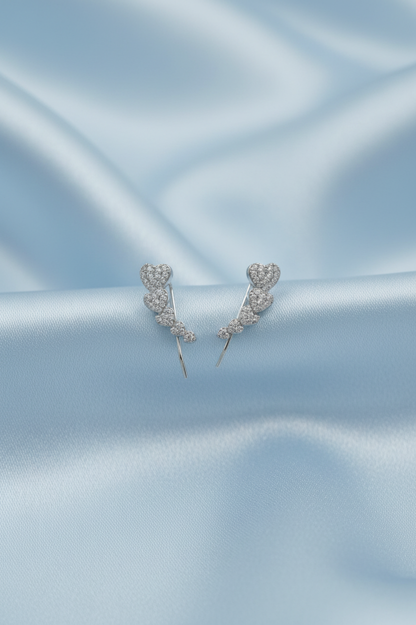 Heart Shaped Ear Cuffs
