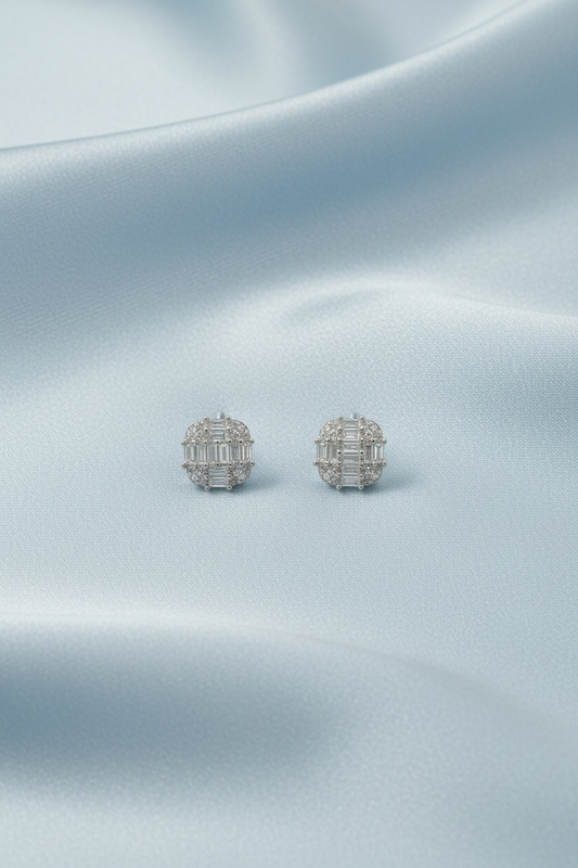 Square Baguette Earring