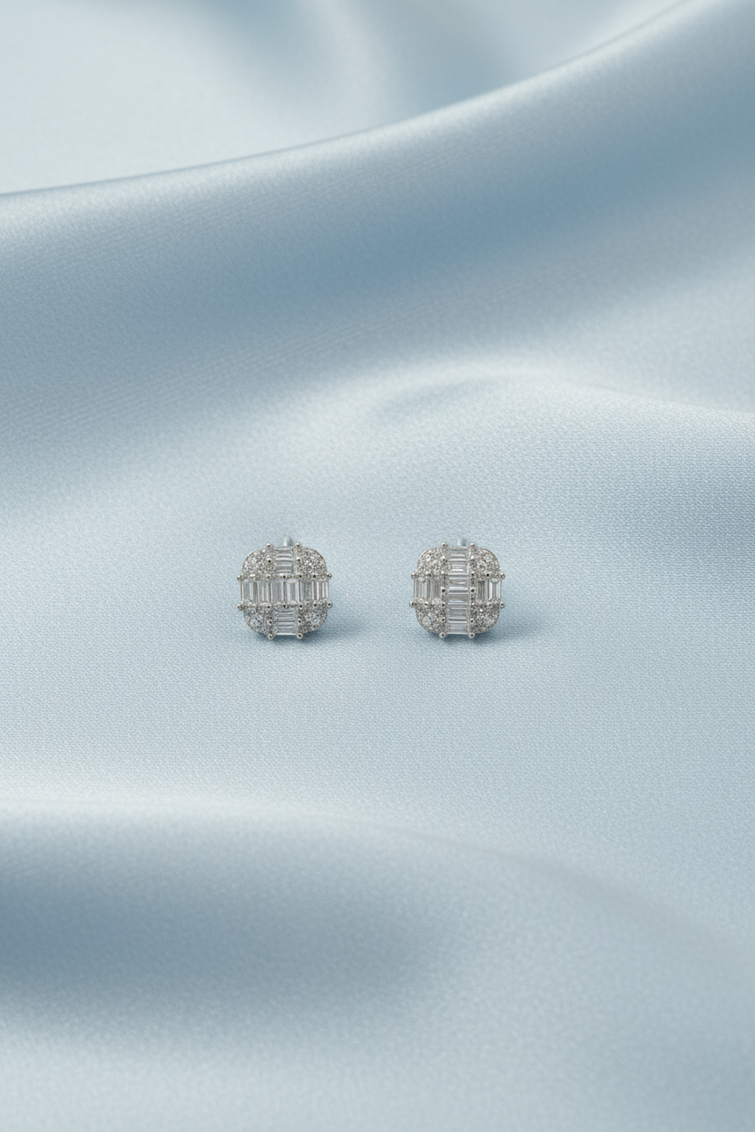 Square Baguette Earring