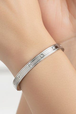 White Enamel Italian Bracelet