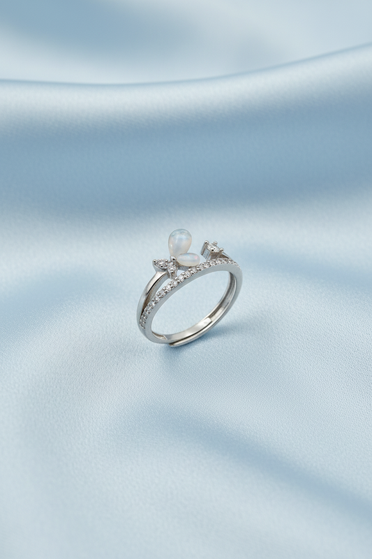 MOP Butterfly Ring