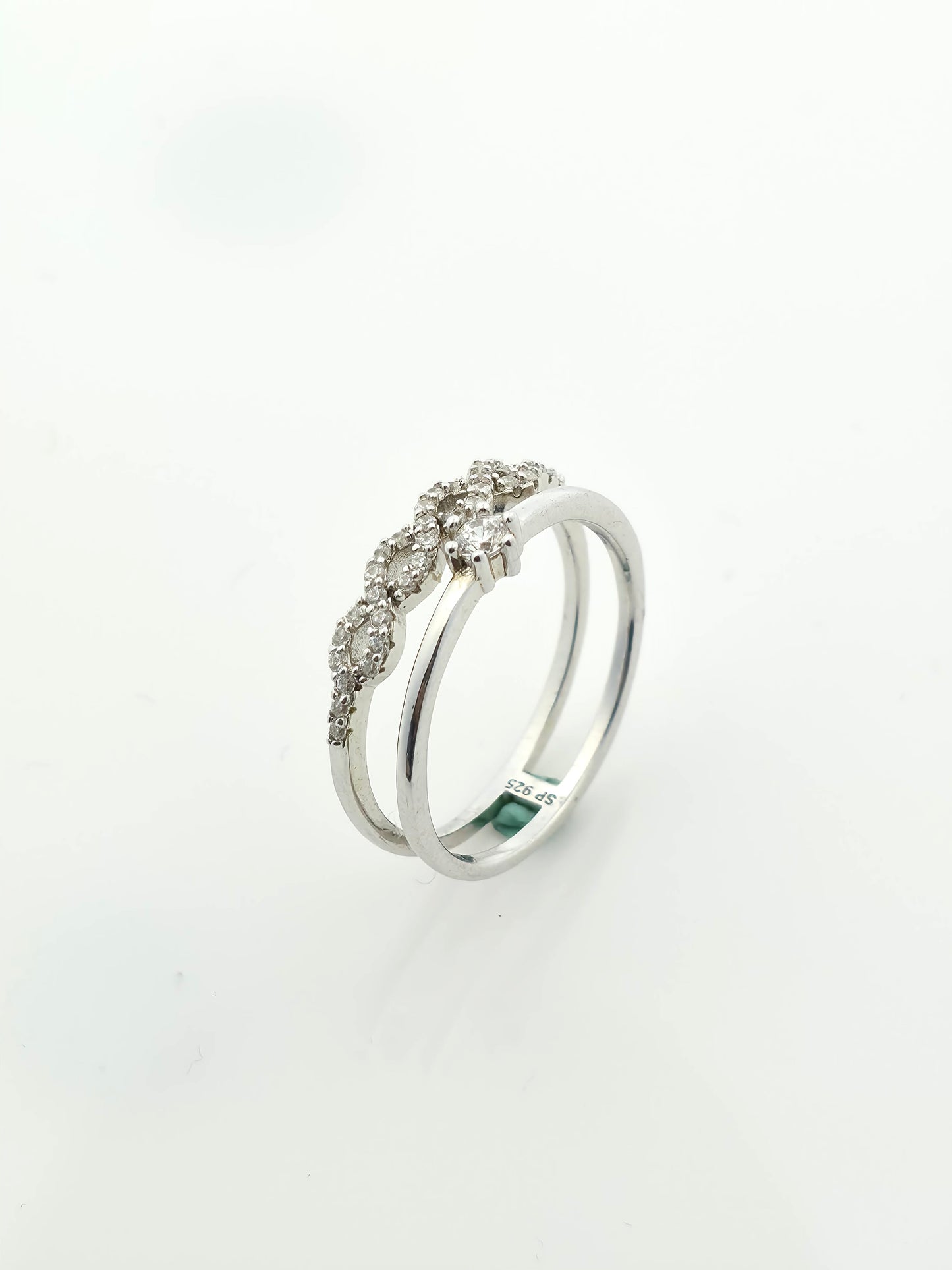 Infinity Solitaire Diamond Ring