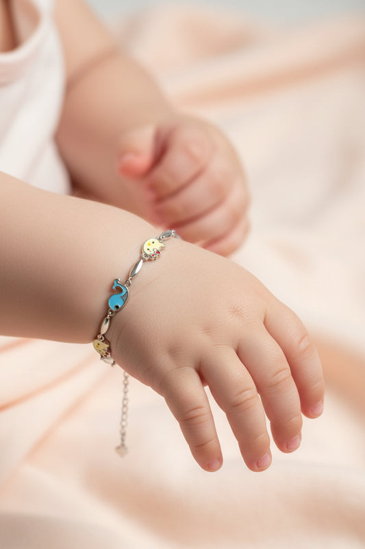 Fish & Kitty Baby Bracelet