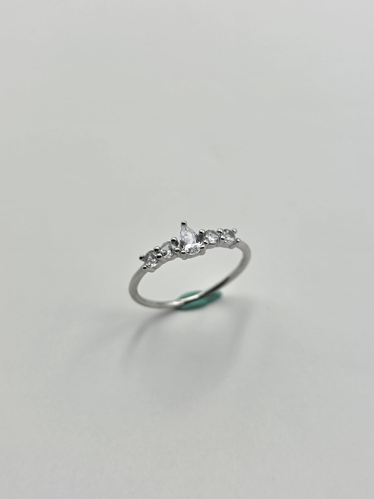 Multi Stone Pear Ring