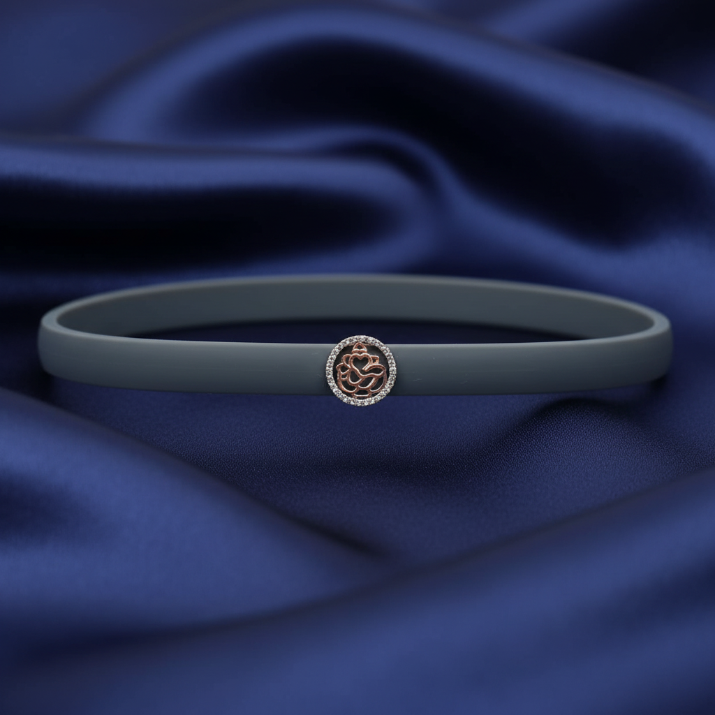 Ganesha Silicon Rakhi Bracelet