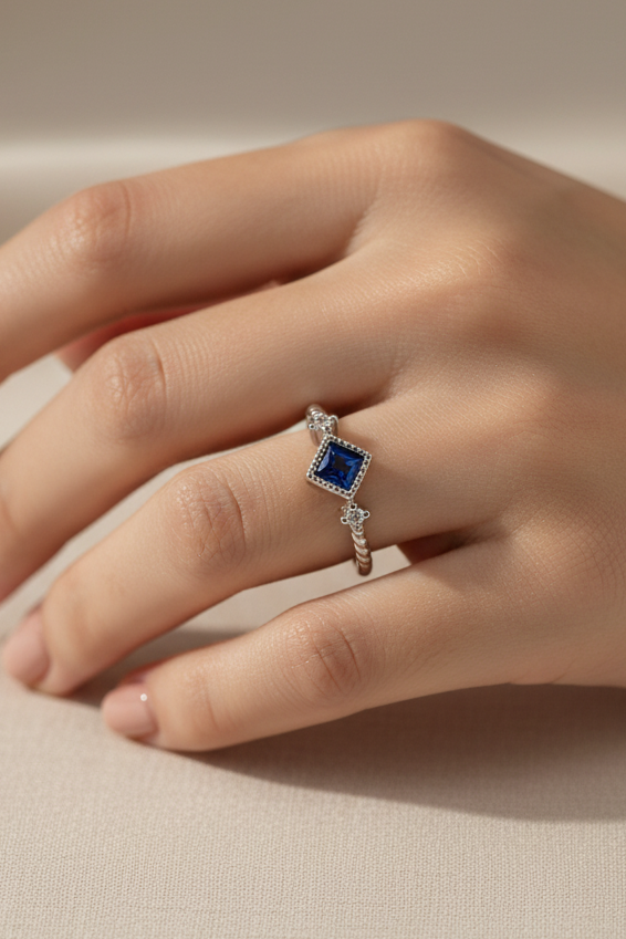 Blue Sapphire Ring