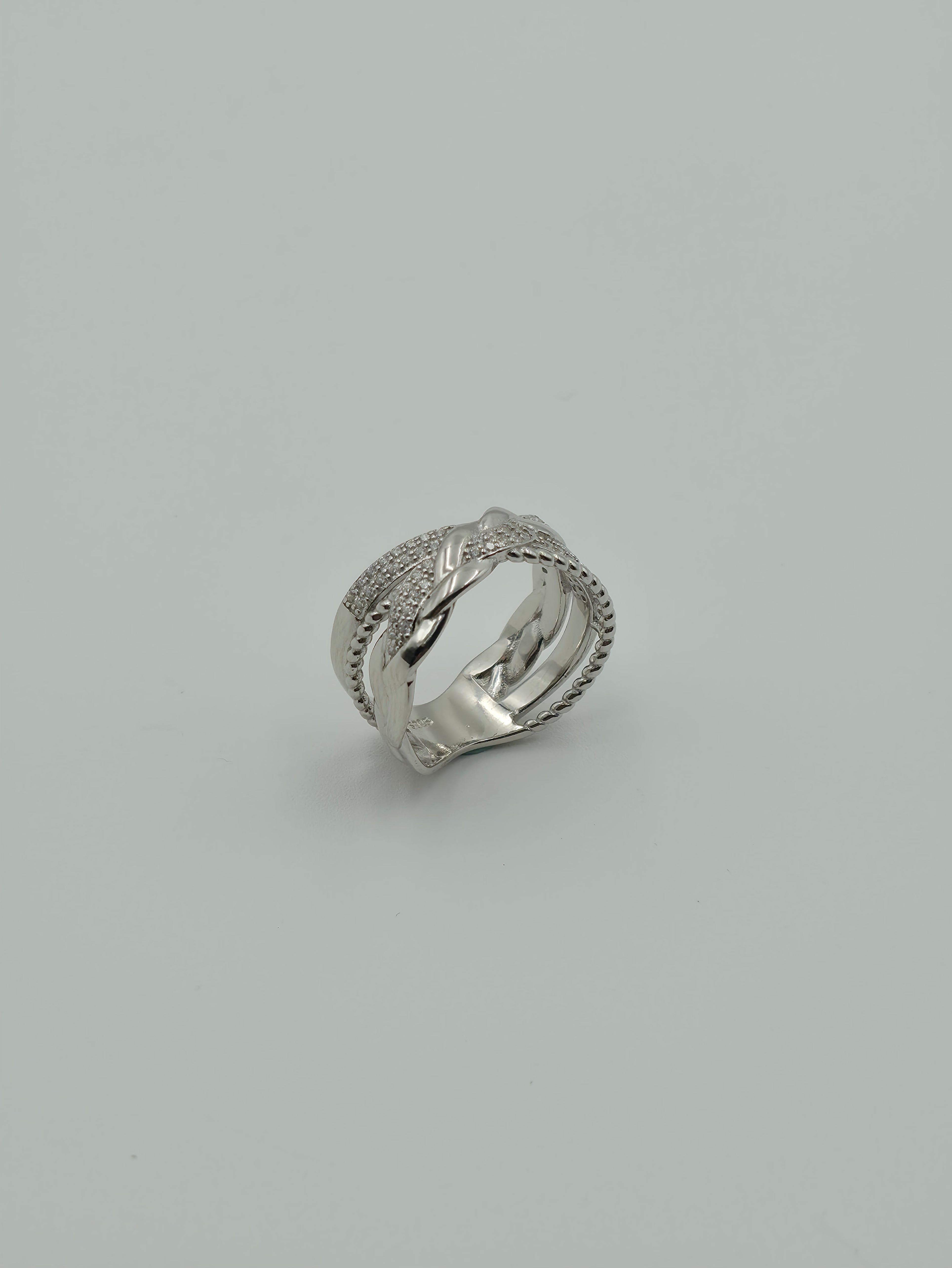 Infinity Grace Crisscross Ring