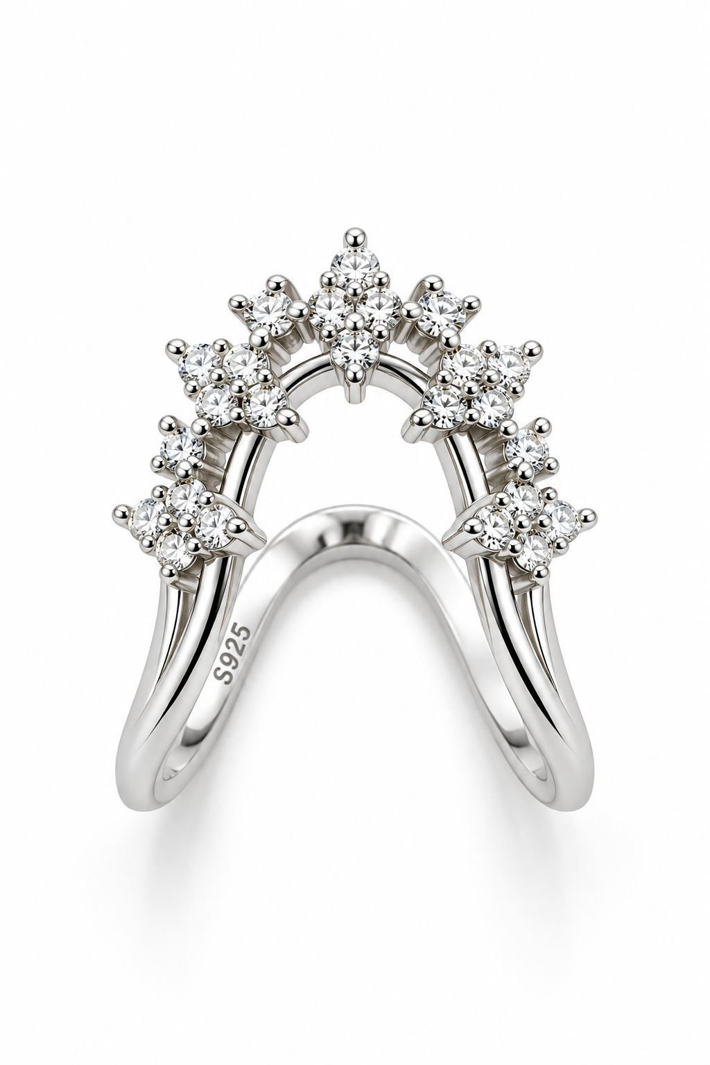 Royal Starlight Curve Ring