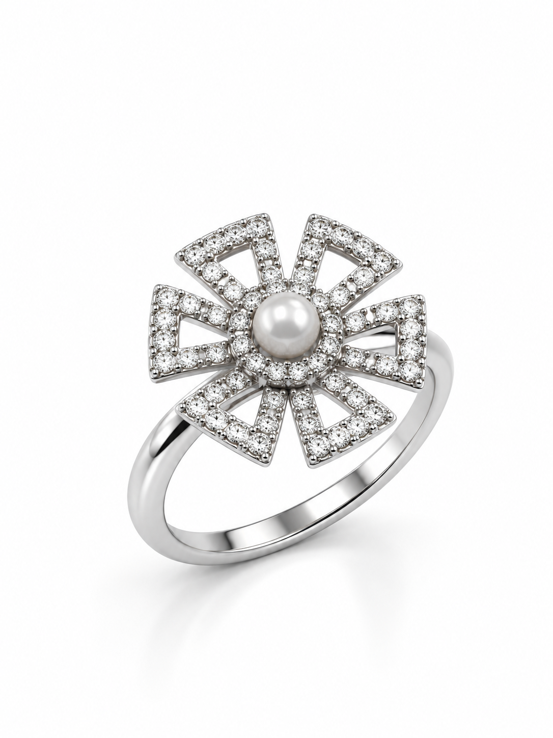 Celestial Bloom Floral Ring