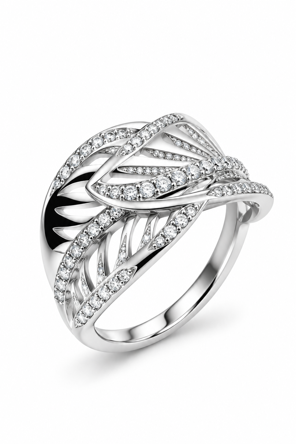Enchanted Leaf Statement Ring