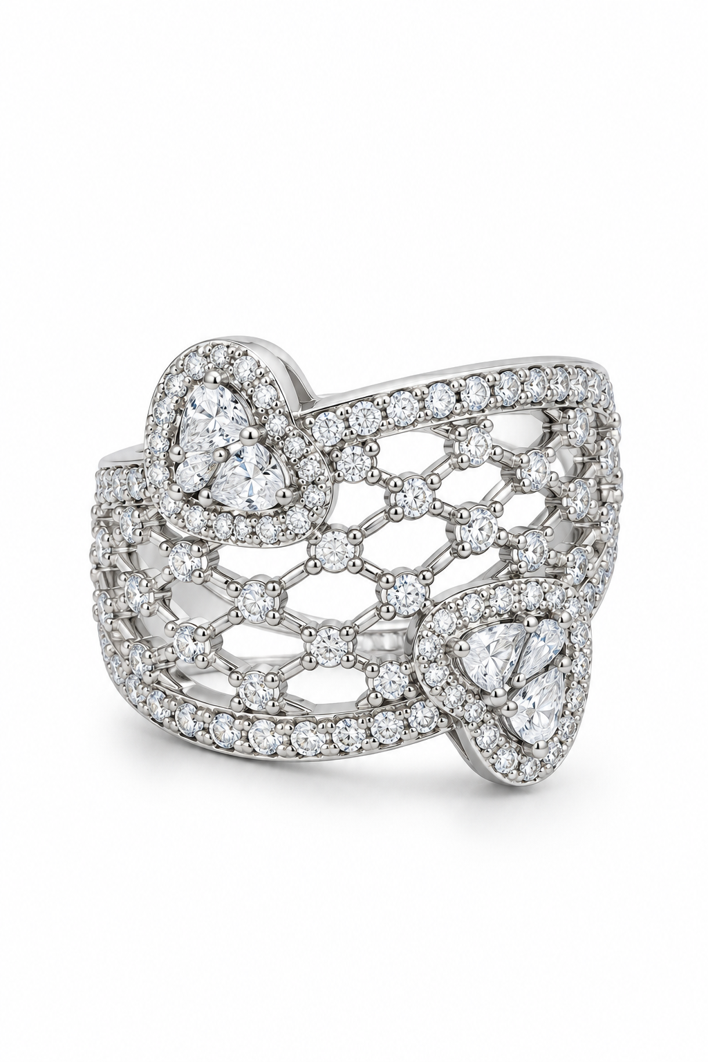 Regal Sparkle Cocktail Ring
