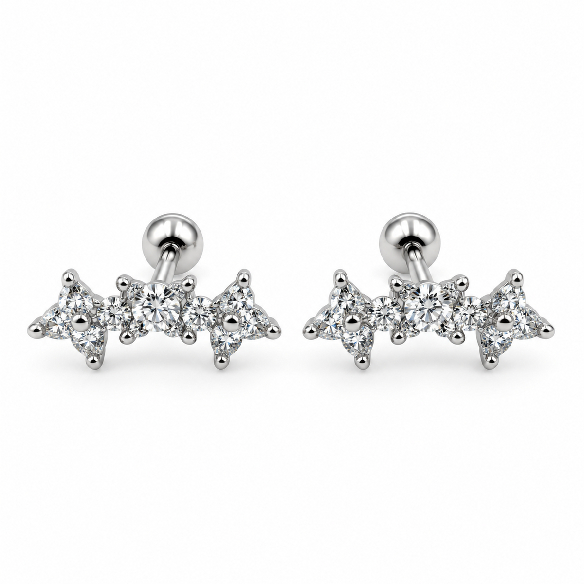 Floral Piercing Studs