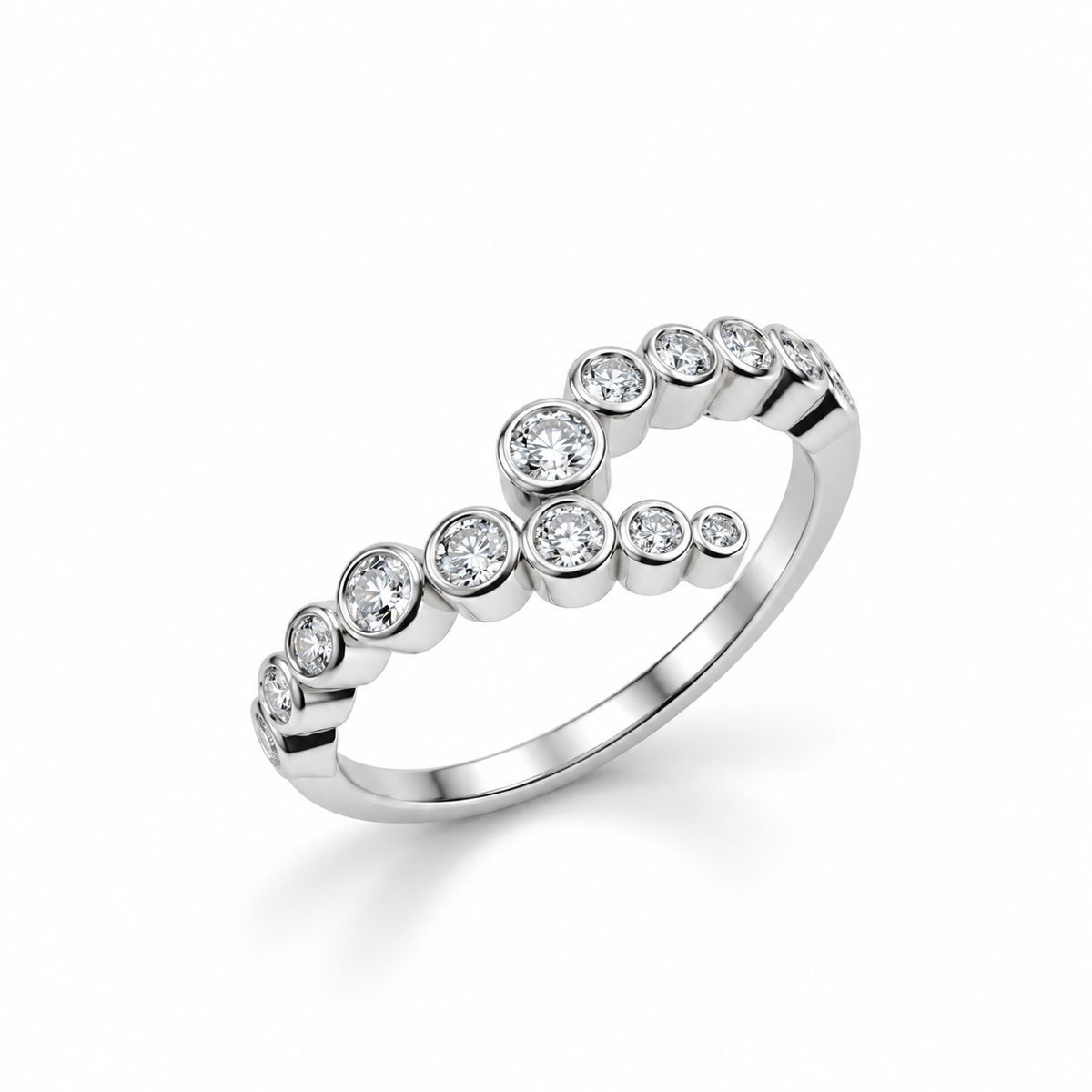 Chevron Tiara Band Ring