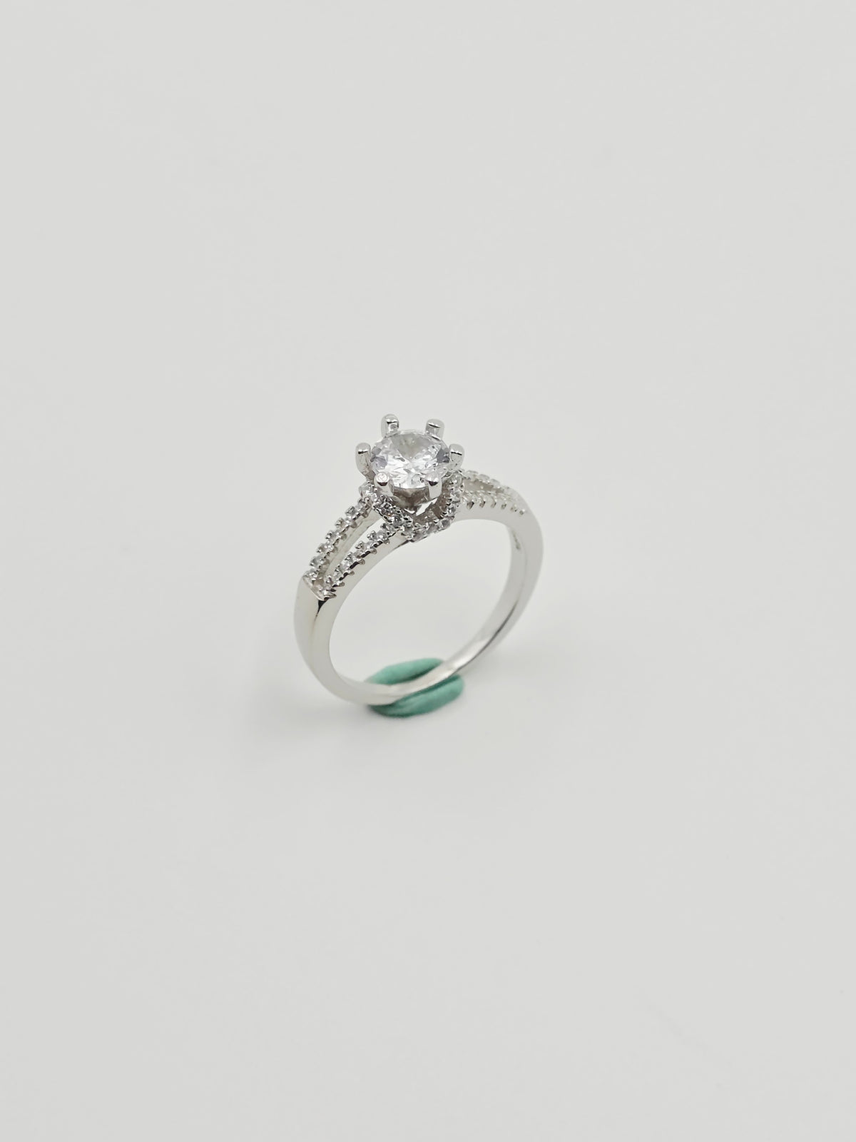 Shank Crown Solitaire Ring