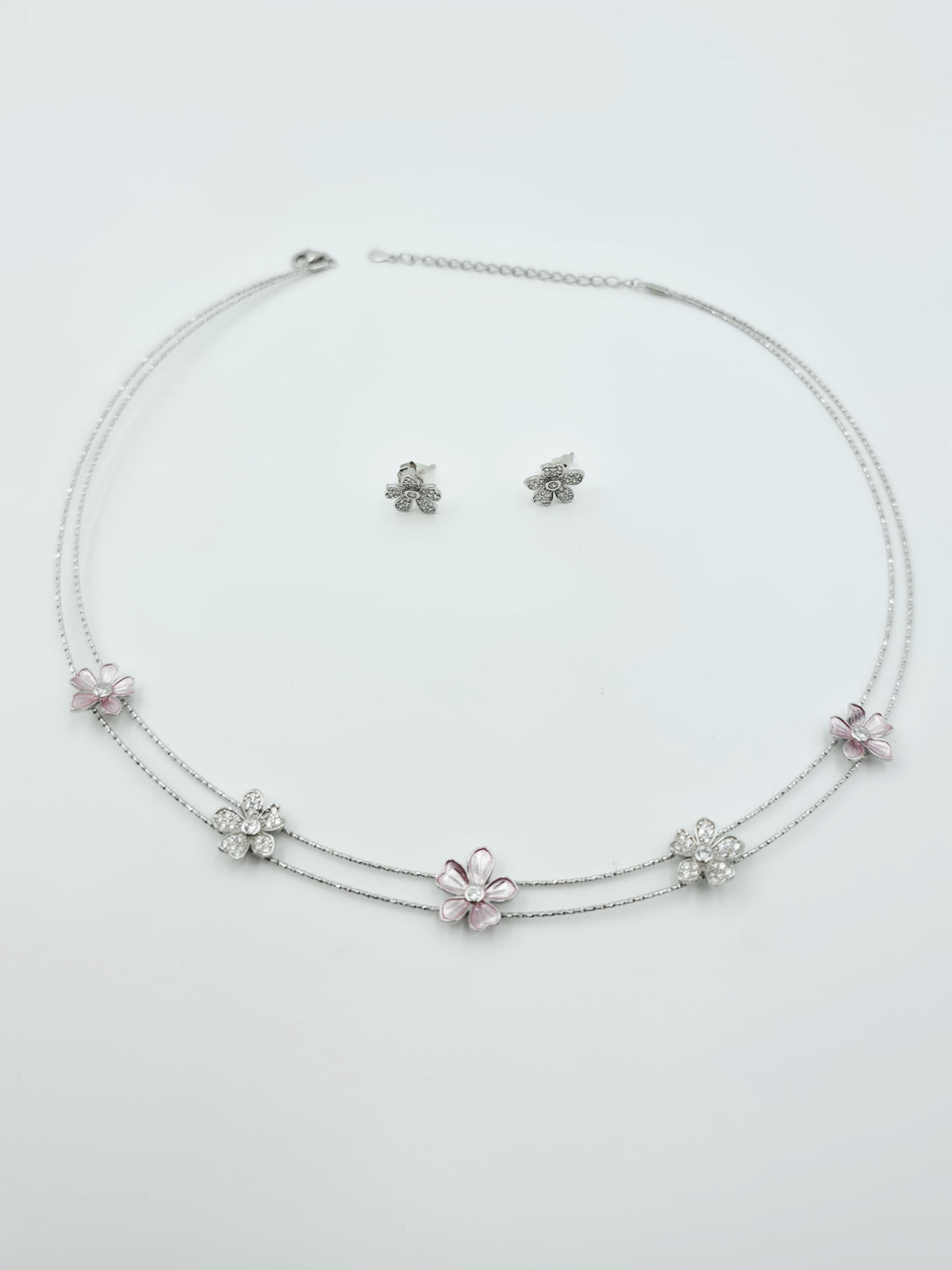 Double Layer Floral Necklace