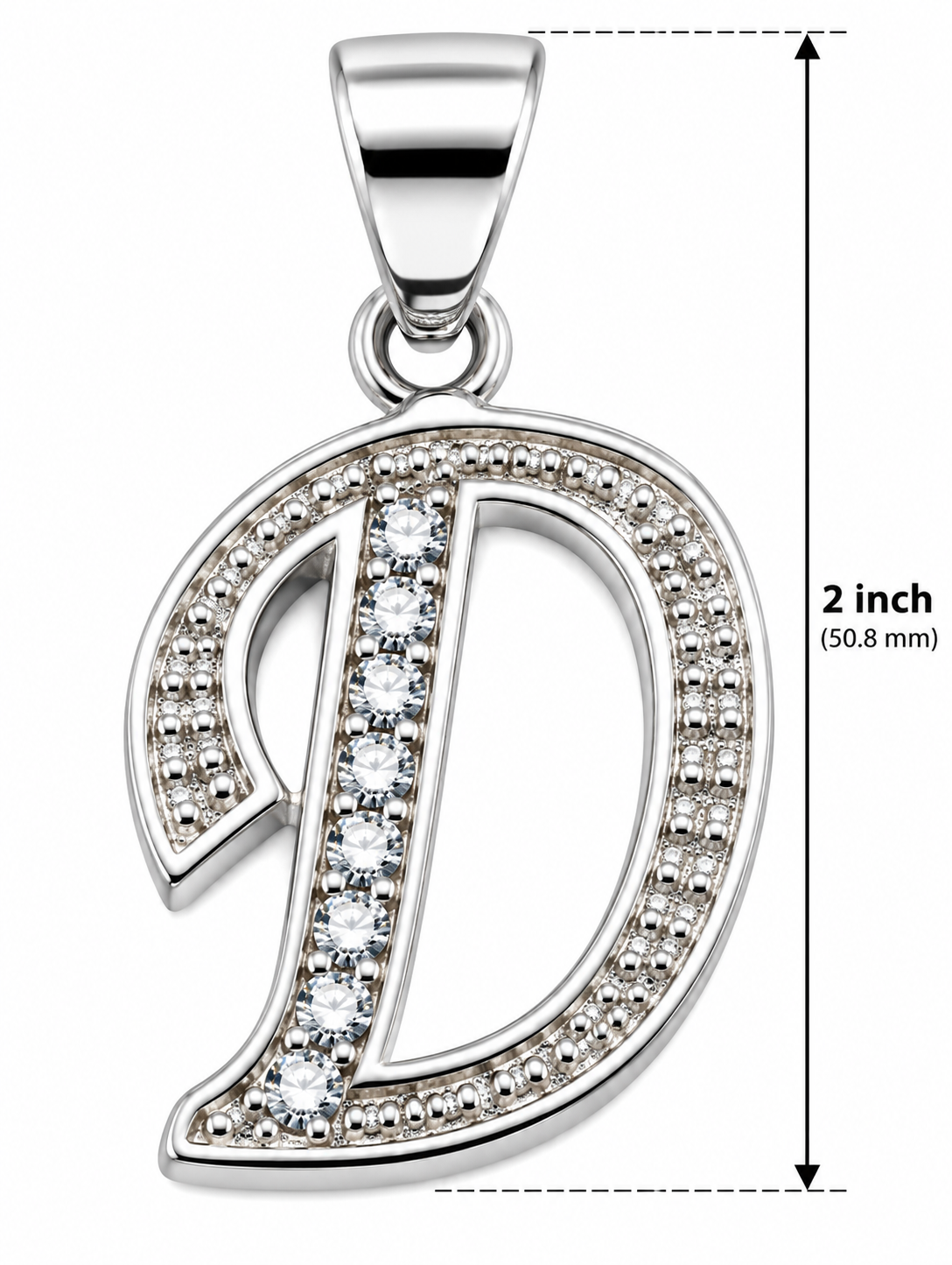 Diamond D Pendant