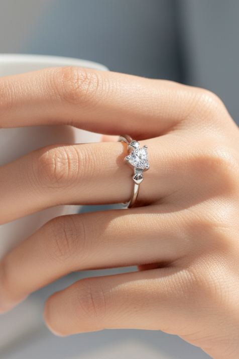 Heart Stone Ring