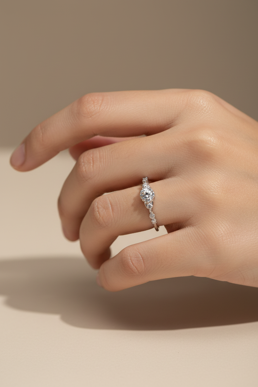 Round Solitaire Ring