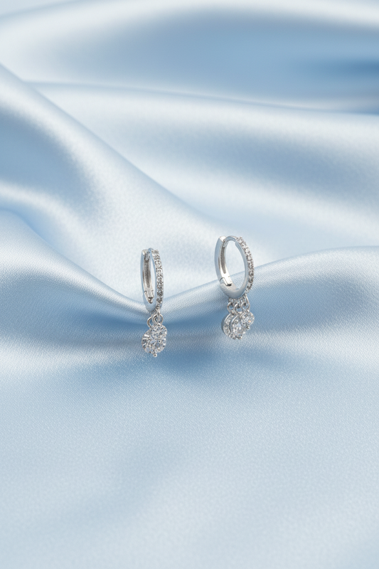 Cascading Huggie Earring