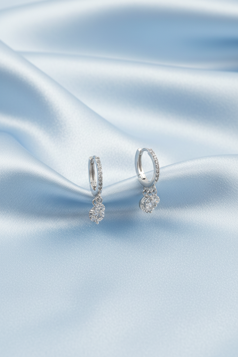 Cascading Huggie Earring