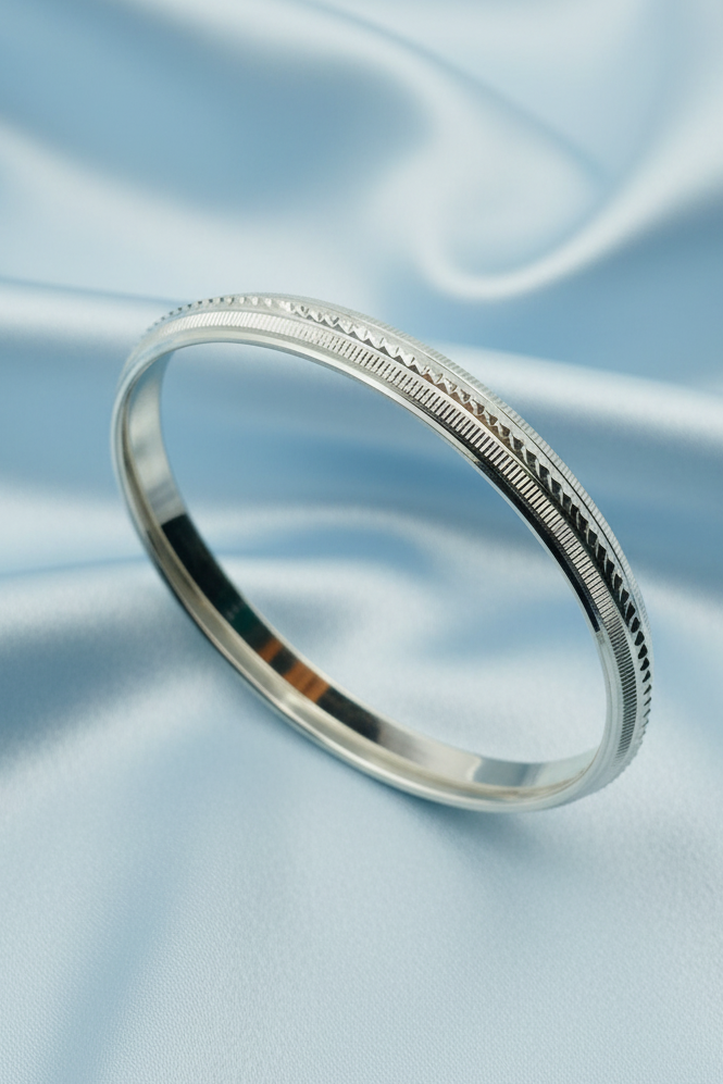 Textured Edge Men's Kada