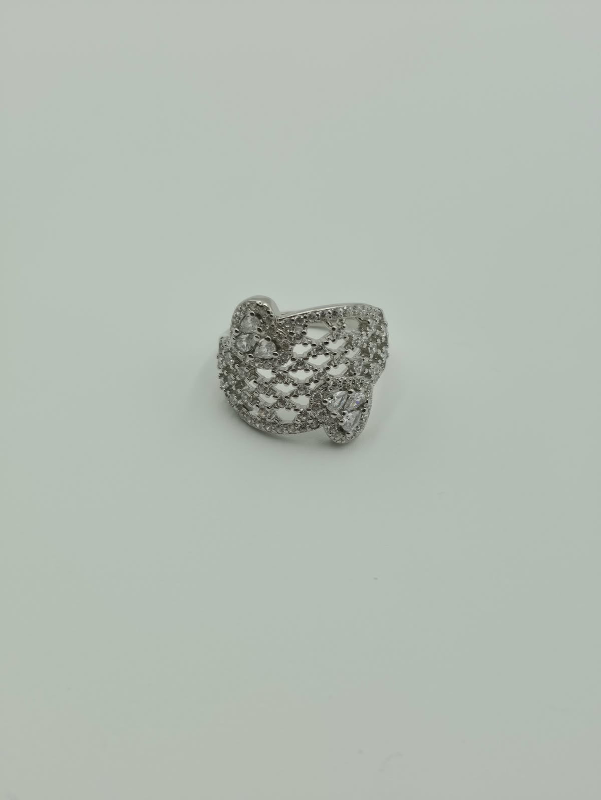 Regal Sparkle Cocktail Ring