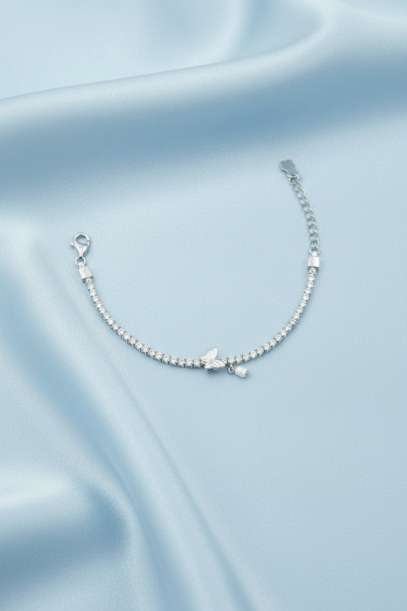 Butterfly Baby Tennis Bracelet