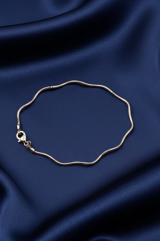 Rose Gold Wave Bracelet