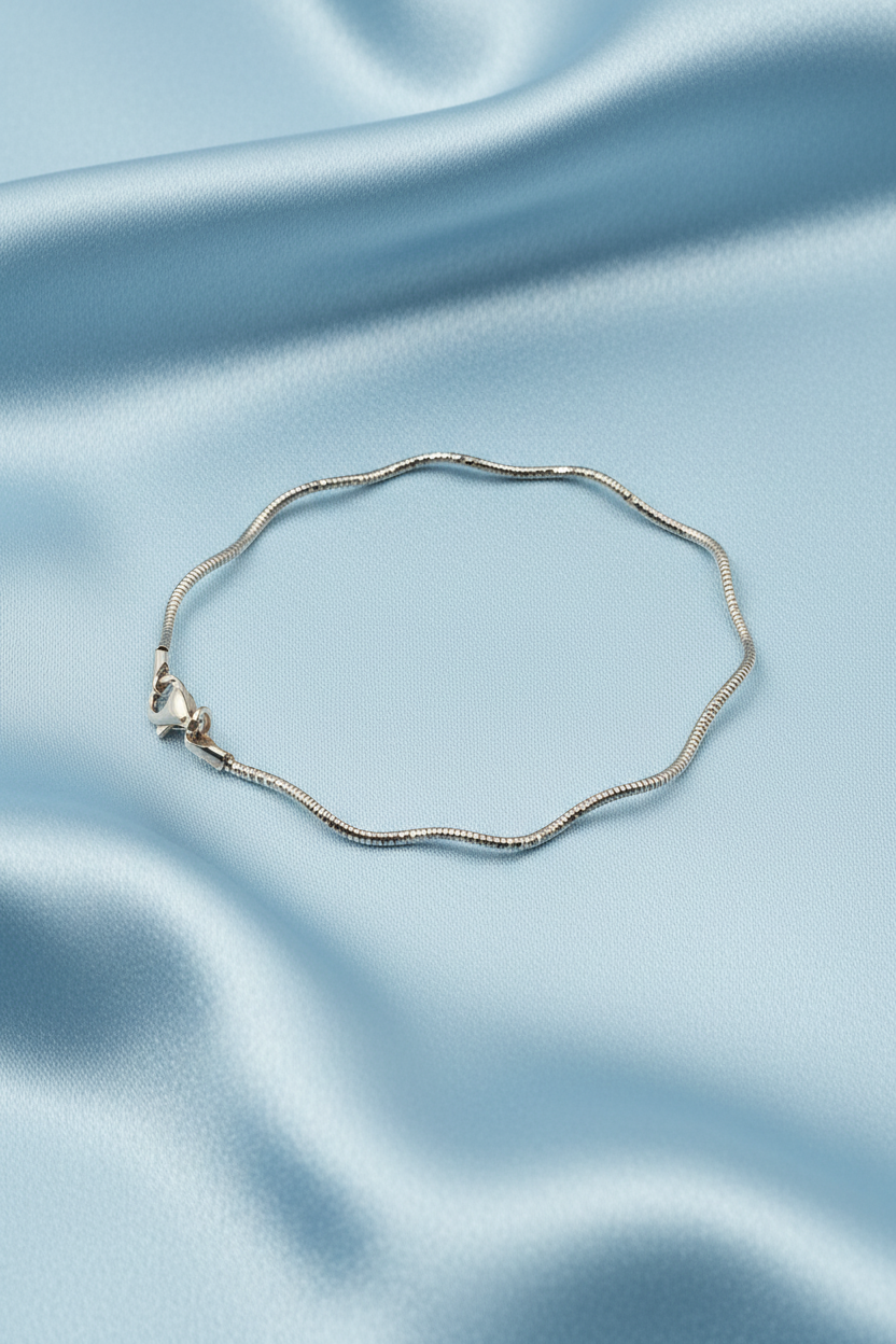 Rose Gold Wave Bracelet