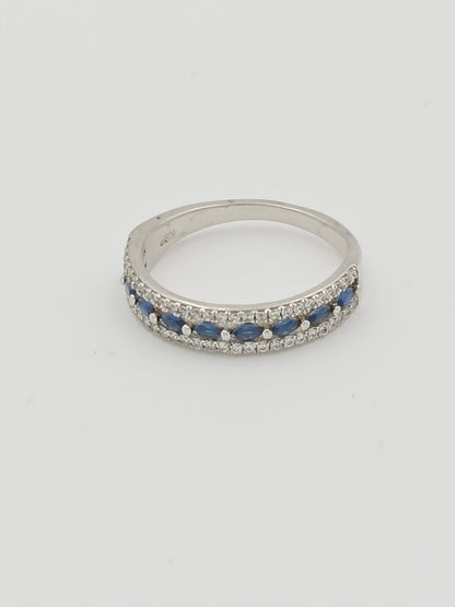 Blue Stone Fancy Ring