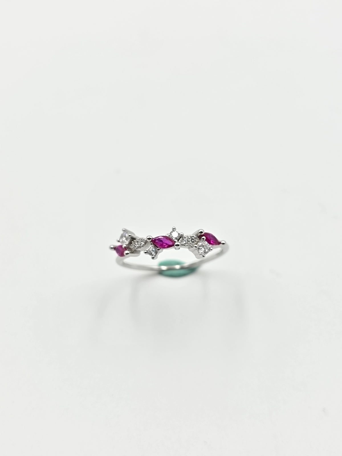 Pink Ruby Marquise Ring