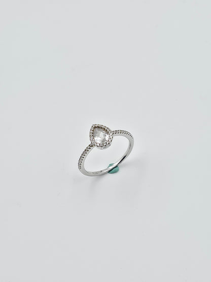 Pear Shape Solitaire Ring