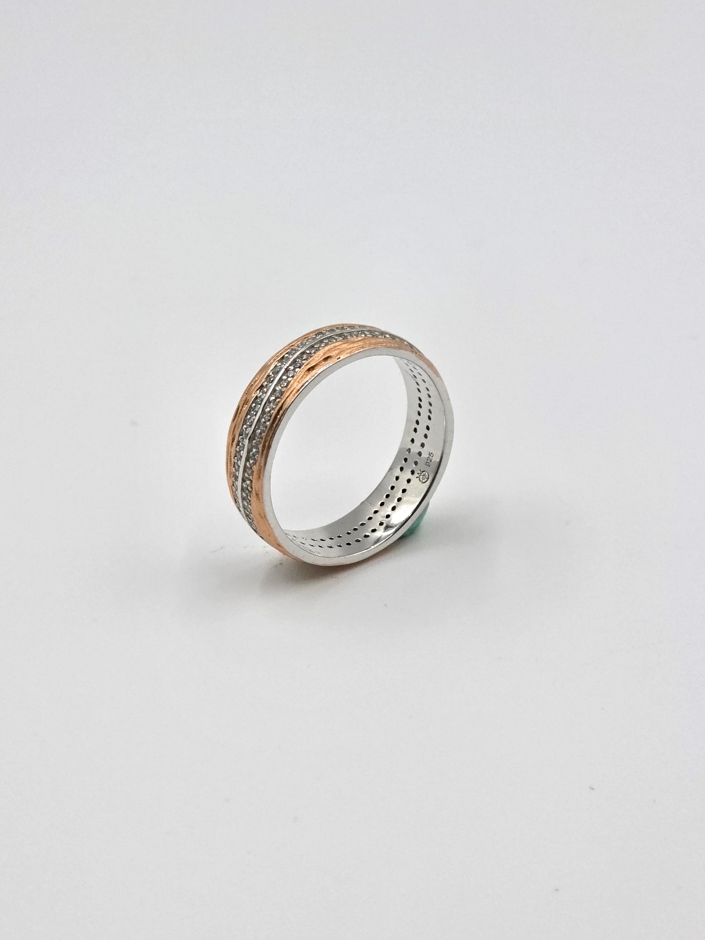 Rose Diamond Band Ring