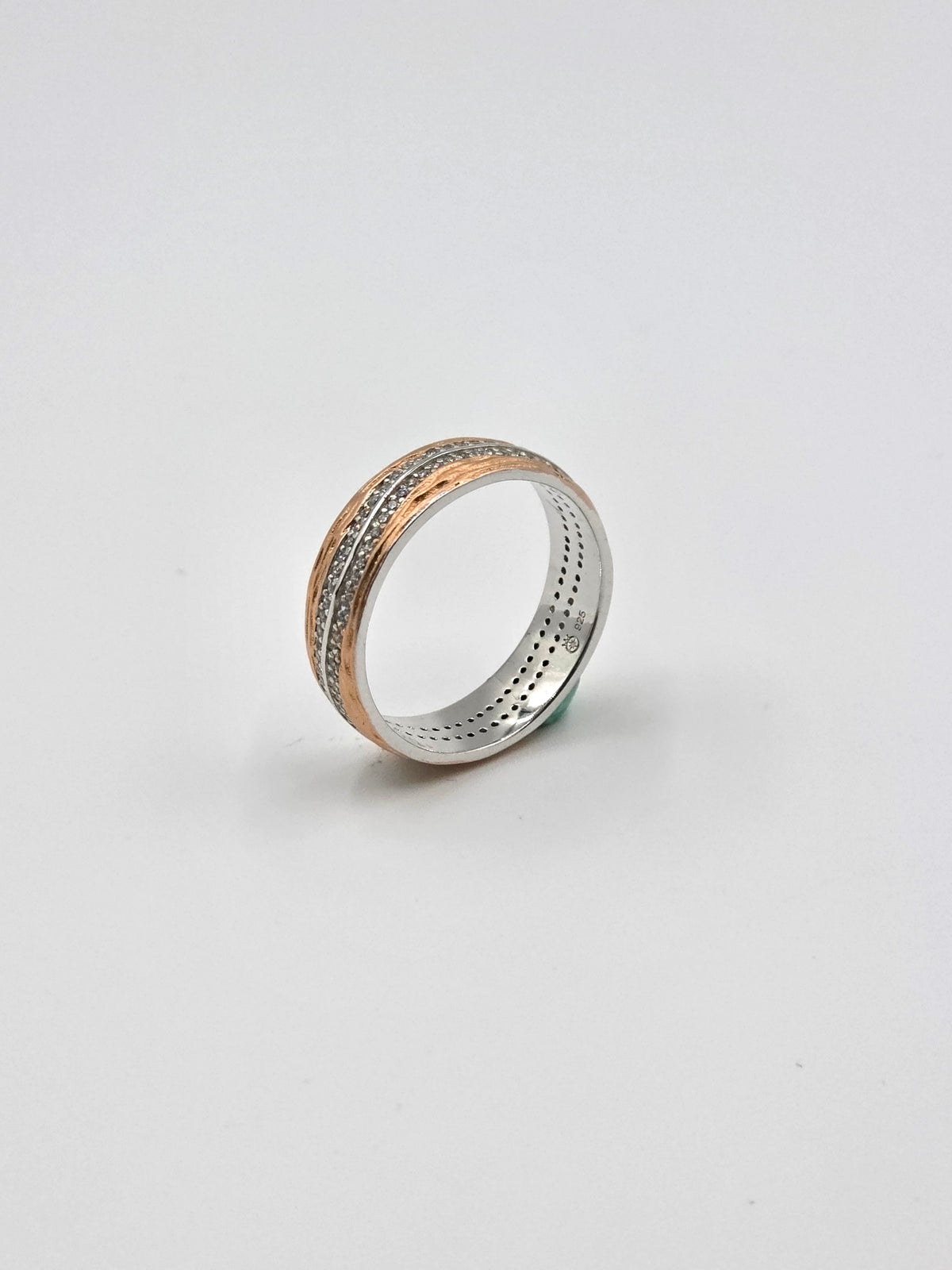 Rose Diamond Band Ring