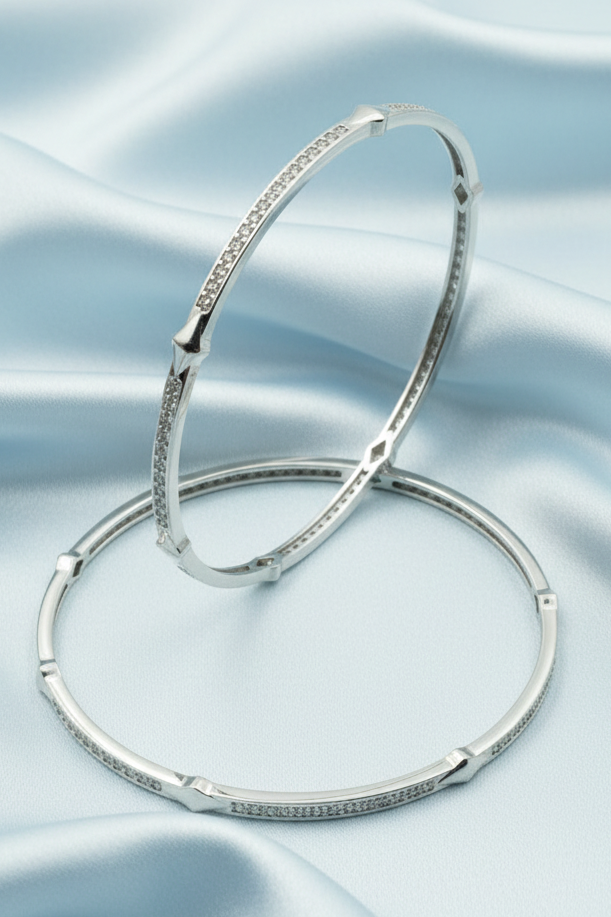 Silver Bangles