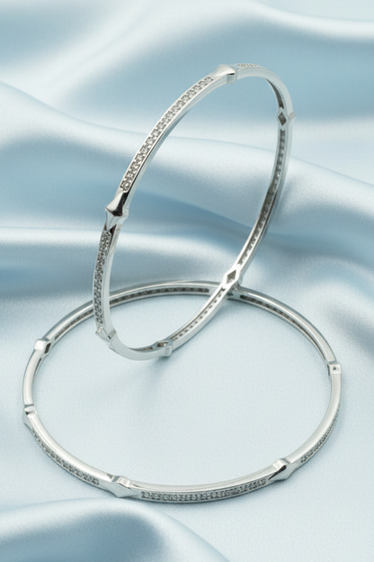 Silver Bangles