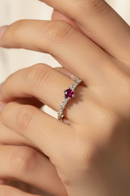 Pink Stone Ring