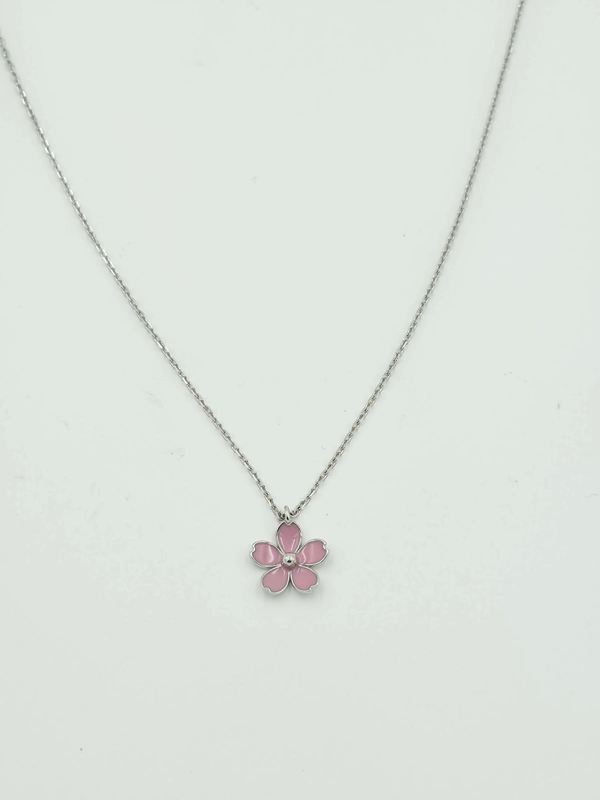 Pink Flower Chain Set