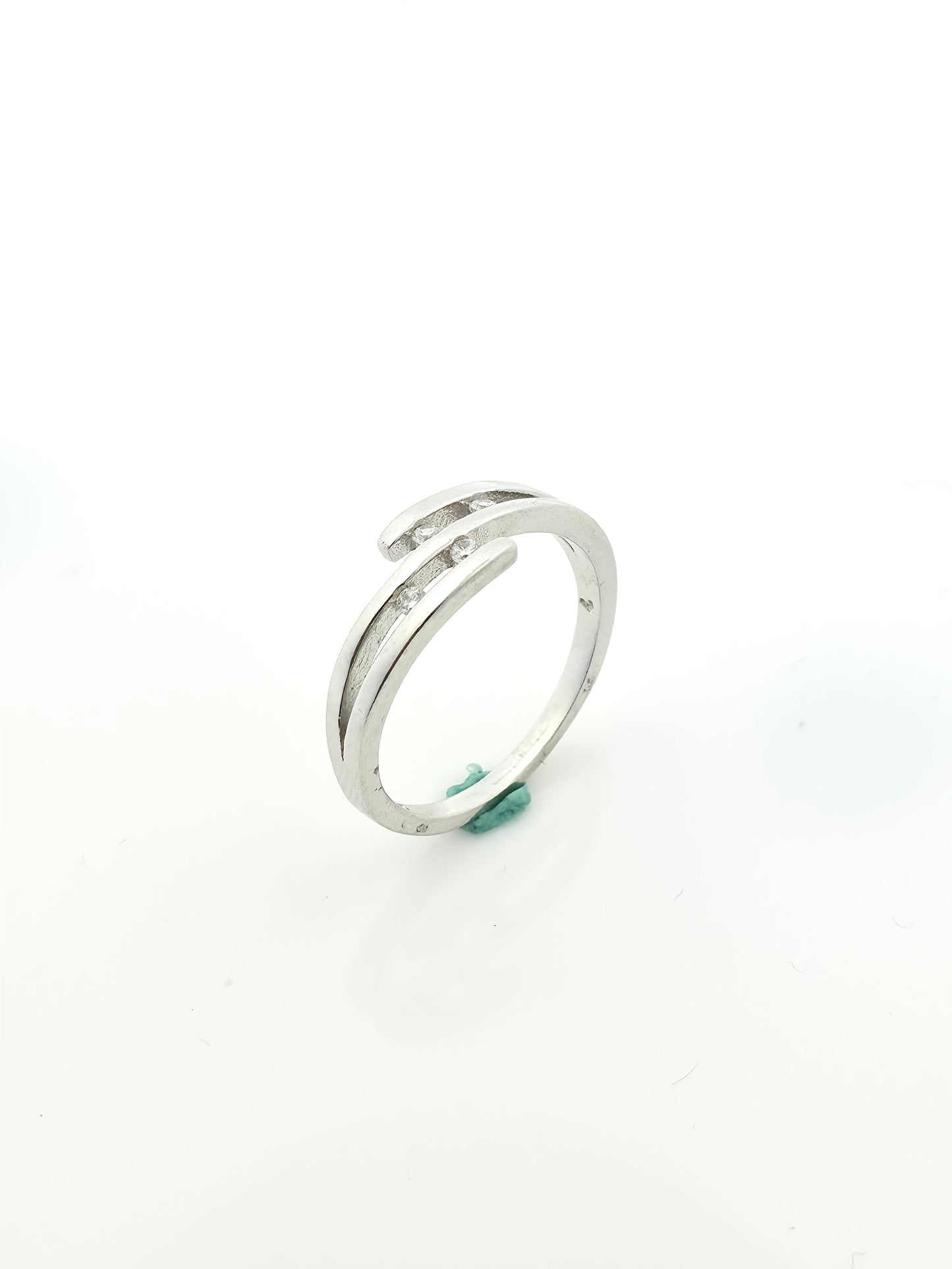Stacked 3 Line Ring