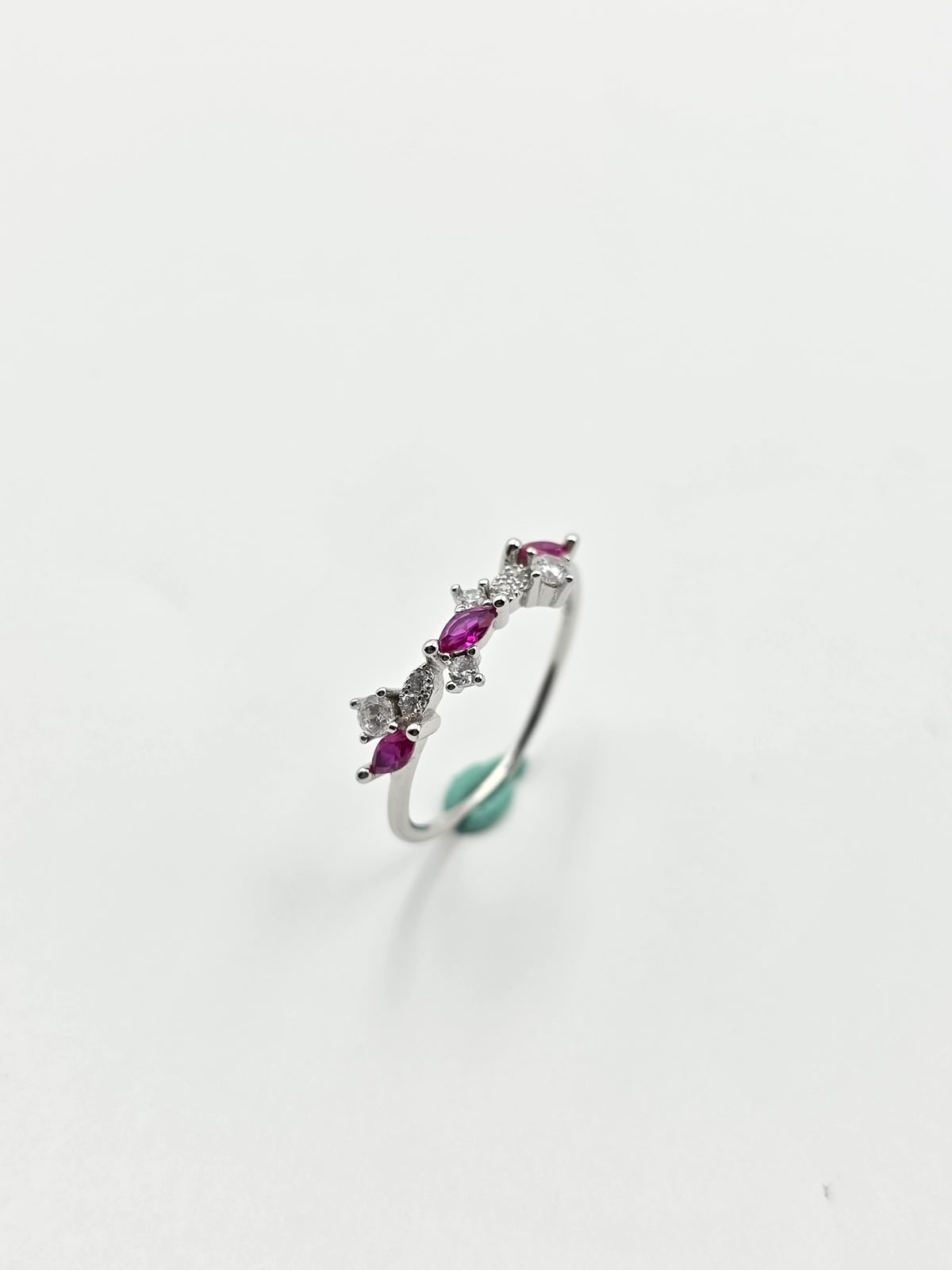 Pink Ruby Marquise Ring