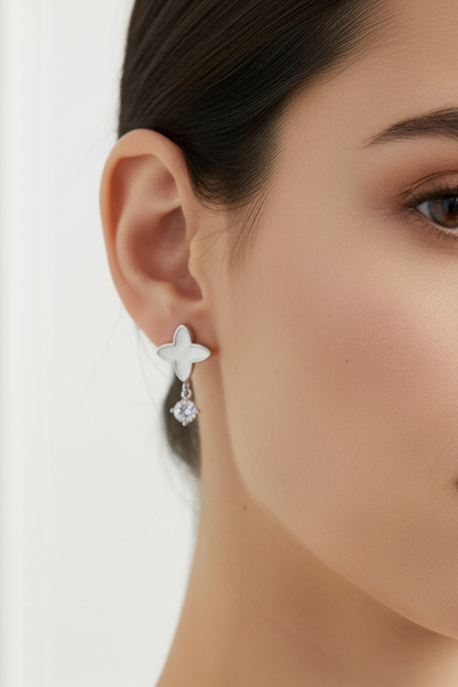 MOP Clover Earring