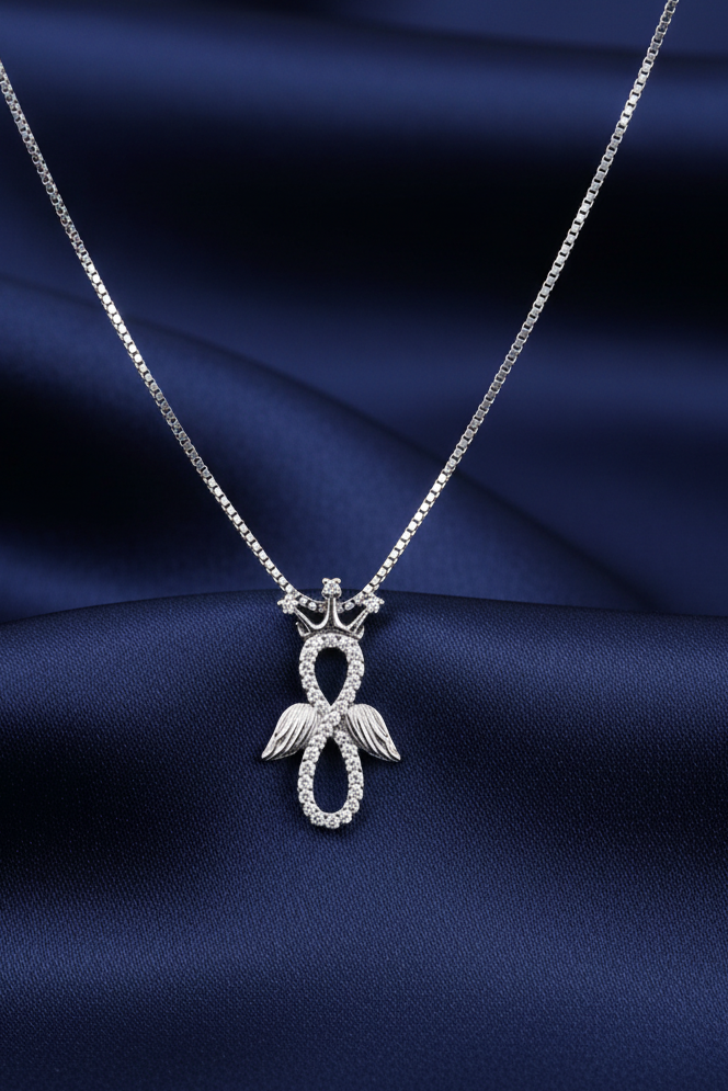 Infinity Crown Necklace