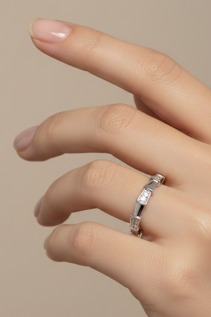 Quilted Lattice Ring