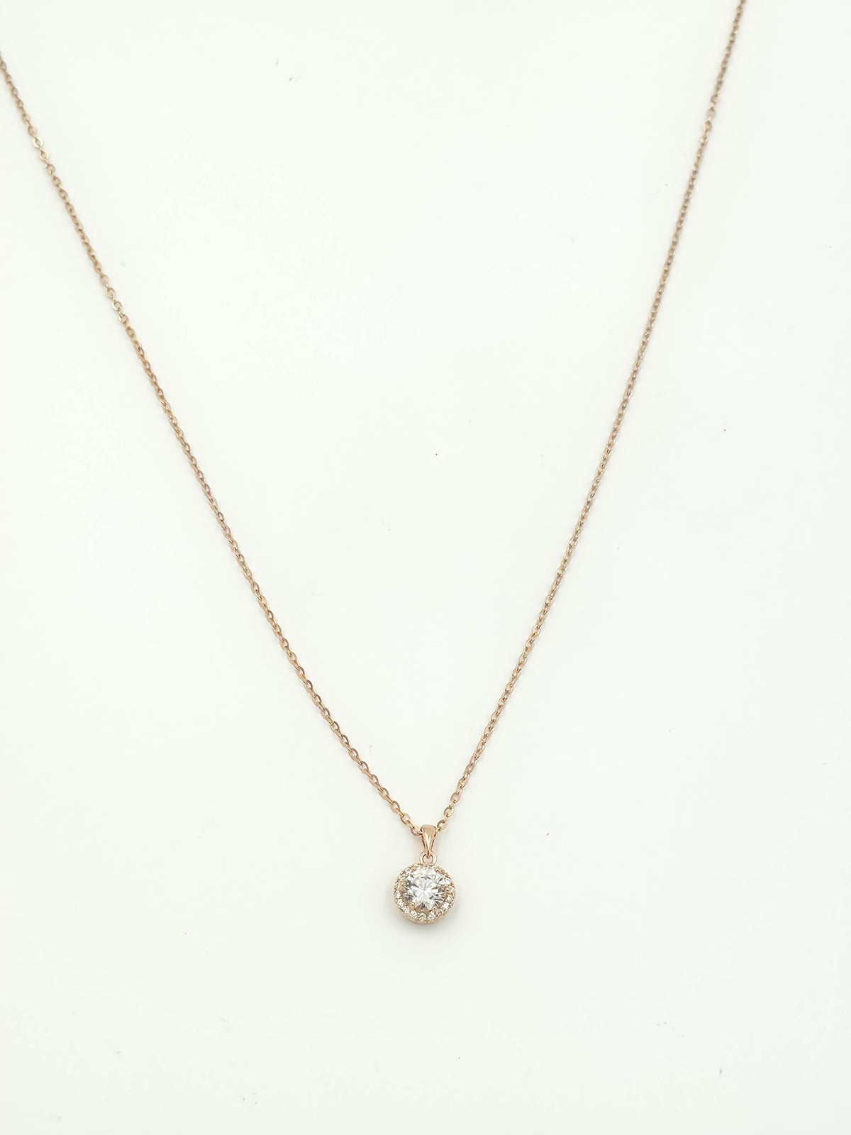 Solitaire Rose Chain Set