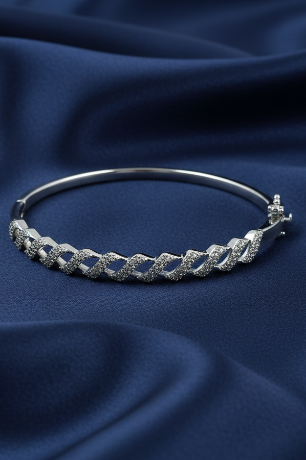 Interlocking Wave Bracelet