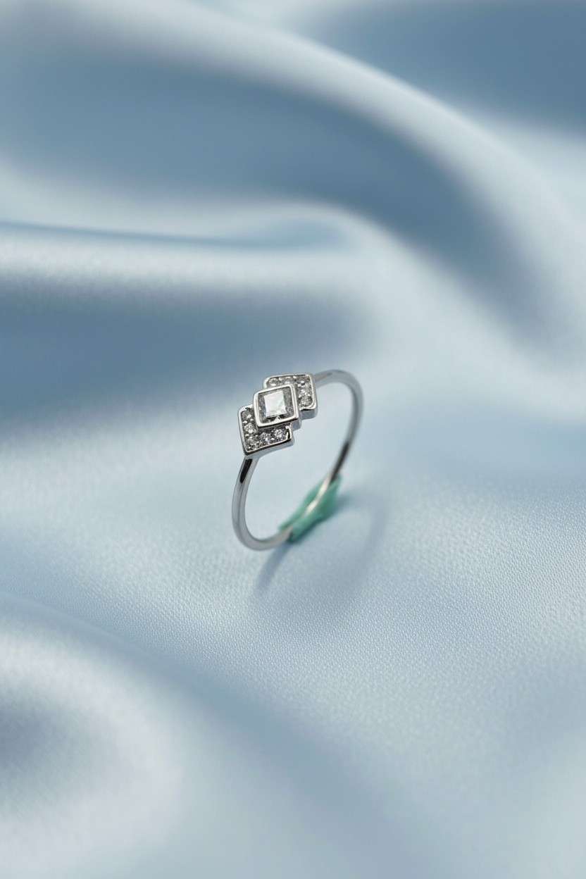Geometric Square Ring