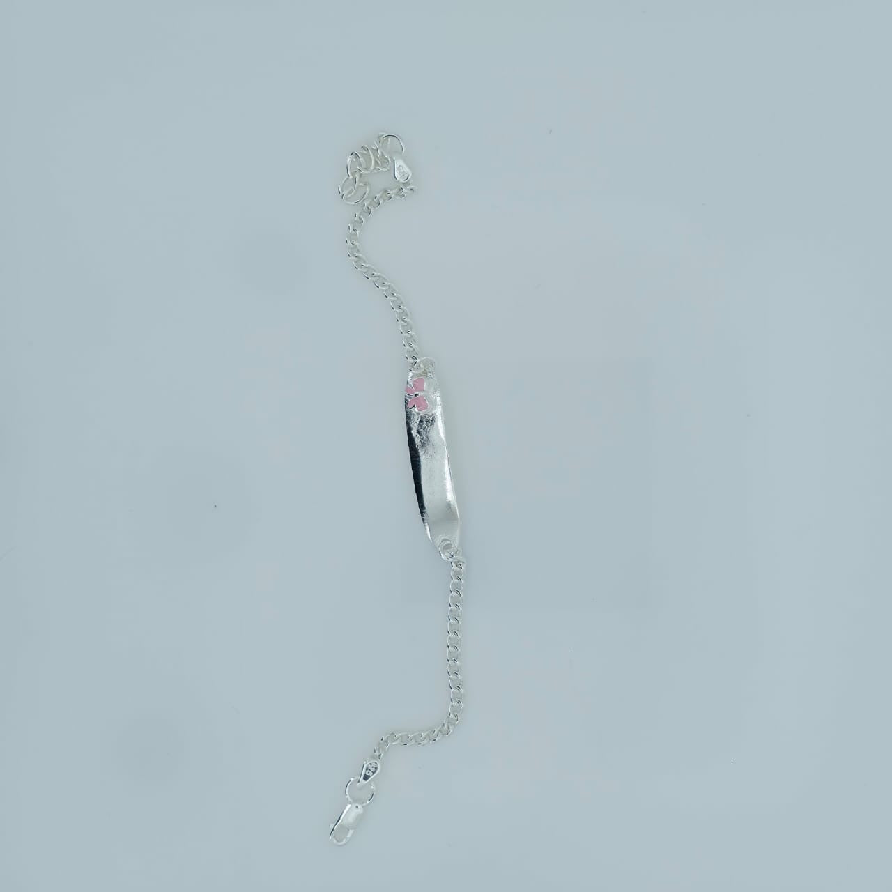 L.Pink Bow Baby Bracelet ( BB1481 )